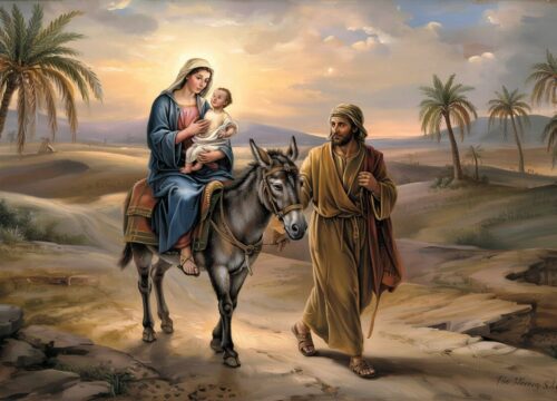 Holy Family IV ... Full steps in Egypt